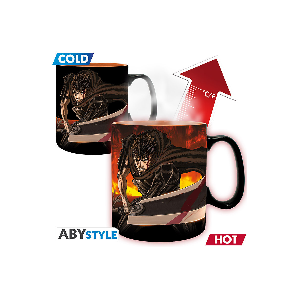 ABYstyle - Berserk - Taza termo-reactiva 460 ml
