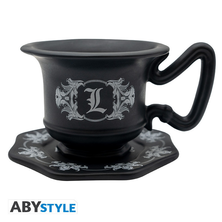 ABYstyle - Death Note Taza 3D con Plato - La Taza de L
