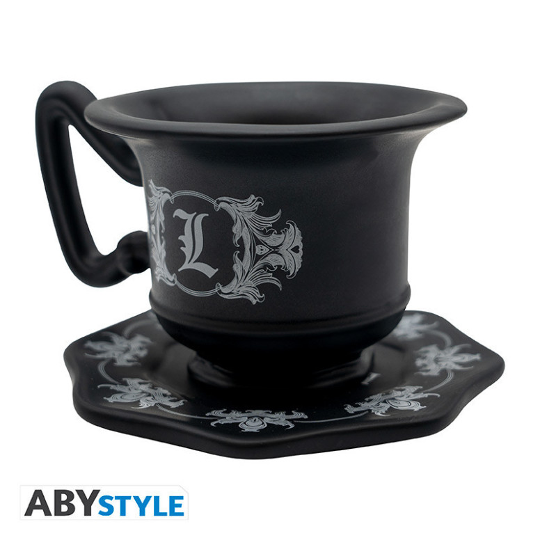 ABYstyle - Death Note Taza 3D con Plato - La Taza de L