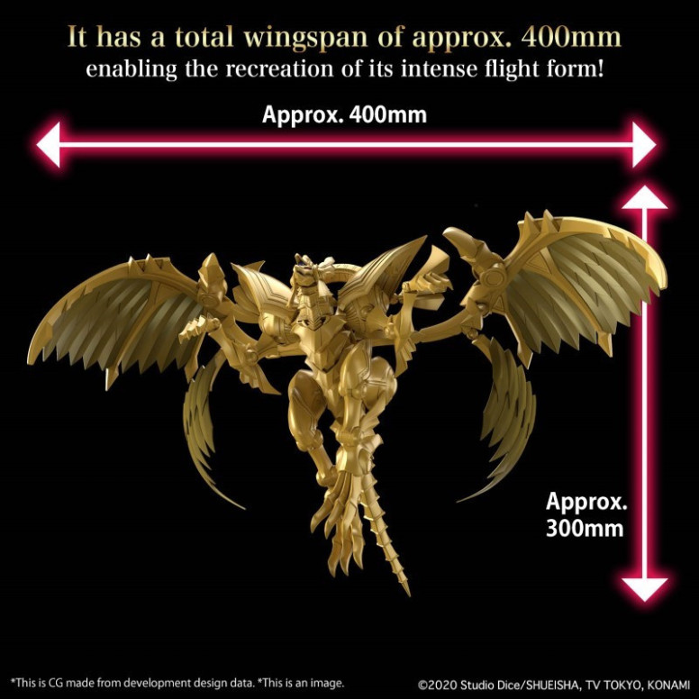 Bandai Yu-Gi-Oh figure Rise Estándar Amplificado - Dios egipcio alado Dragon de Ra