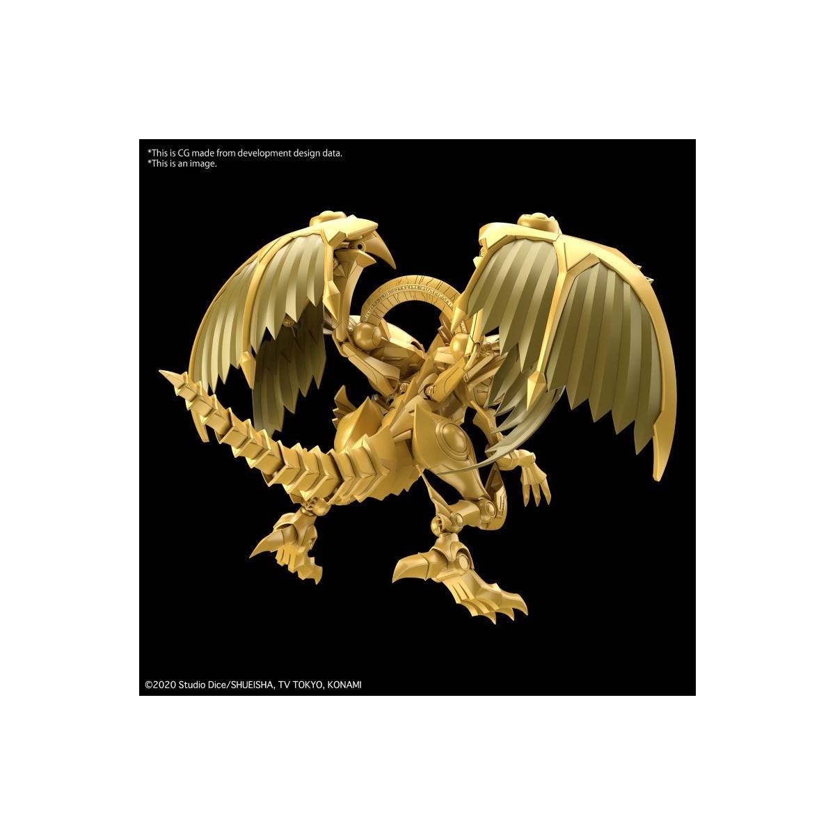 Bandai Yu-Gi-Oh figure Rise Estándar Amplificado - Dios egipcio alado Dragon de Ra