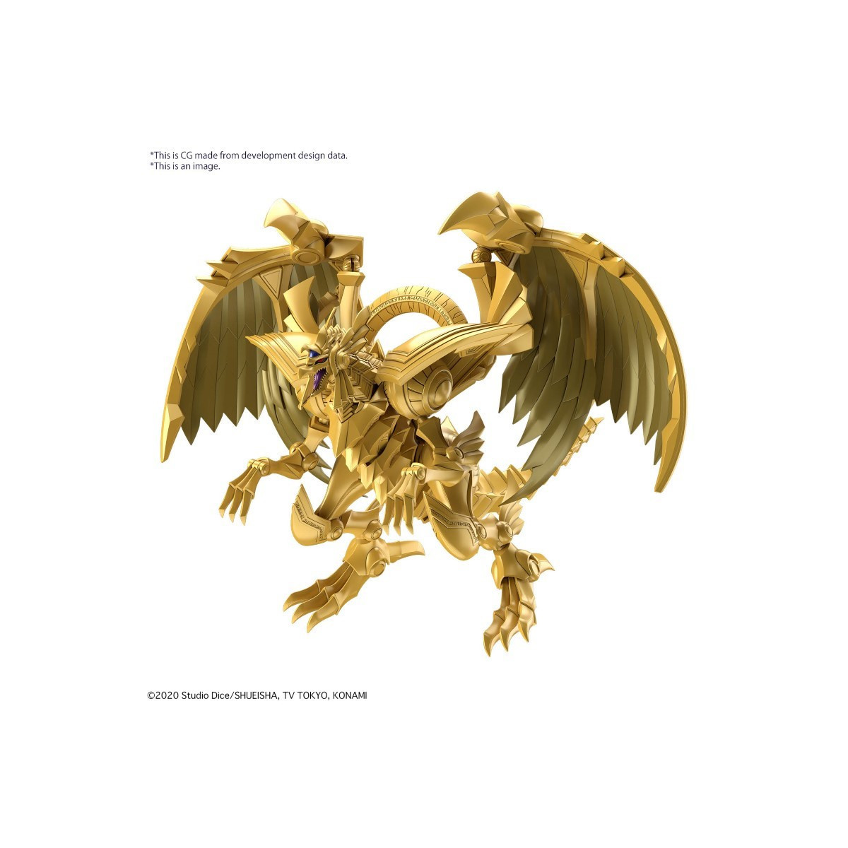 Bandai Yu-Gi-Oh figure Rise Estándar Amplificado - Dios egipcio alado Dragon de Ra