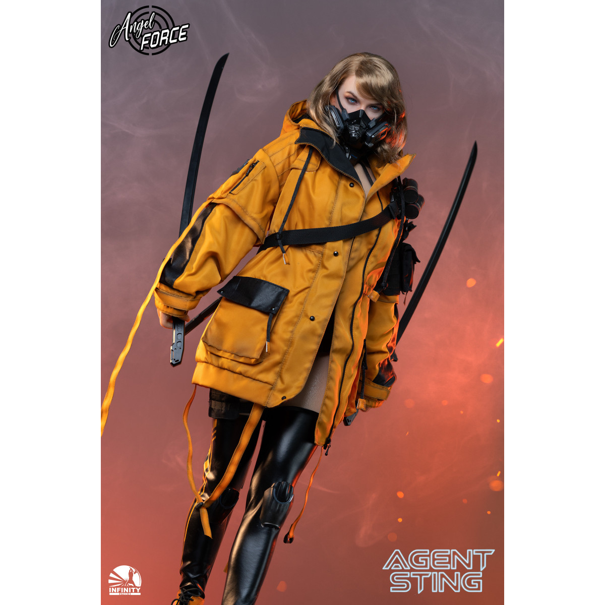 Infinity Studio - Angel Force - Figura de Acción de Silicona Agente Sting 1/3