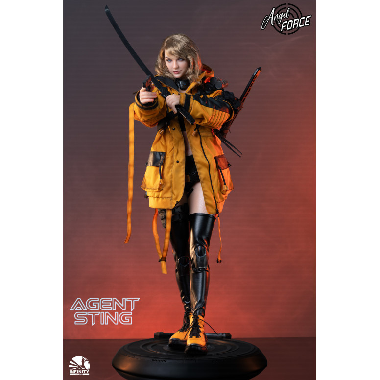 Infinity Studio - Angel Force - Figura de Acción de Silicona Agente Sting 1/3