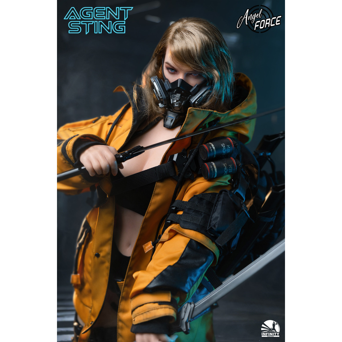 Infinity Studio - Angel Force - Figura de Acción de Silicona Agente Sting 1/3