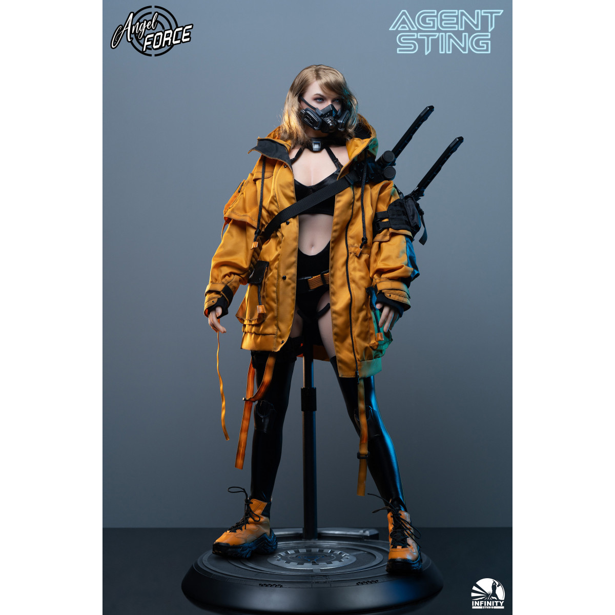 Infinity Studio - Angel Force - Figura de Acción de Silicona Agente Sting 1/3