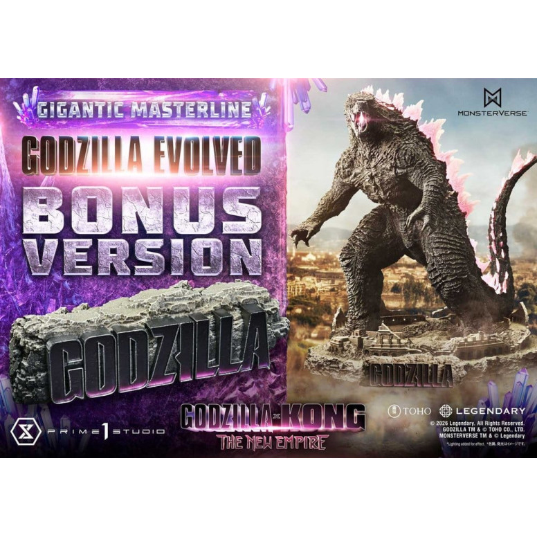 Prime 1 Studio - Godzilla Evolved Bonus Ver. - Godzilla x Kong: El Nuevo Imperio Gigantic Masterline Series