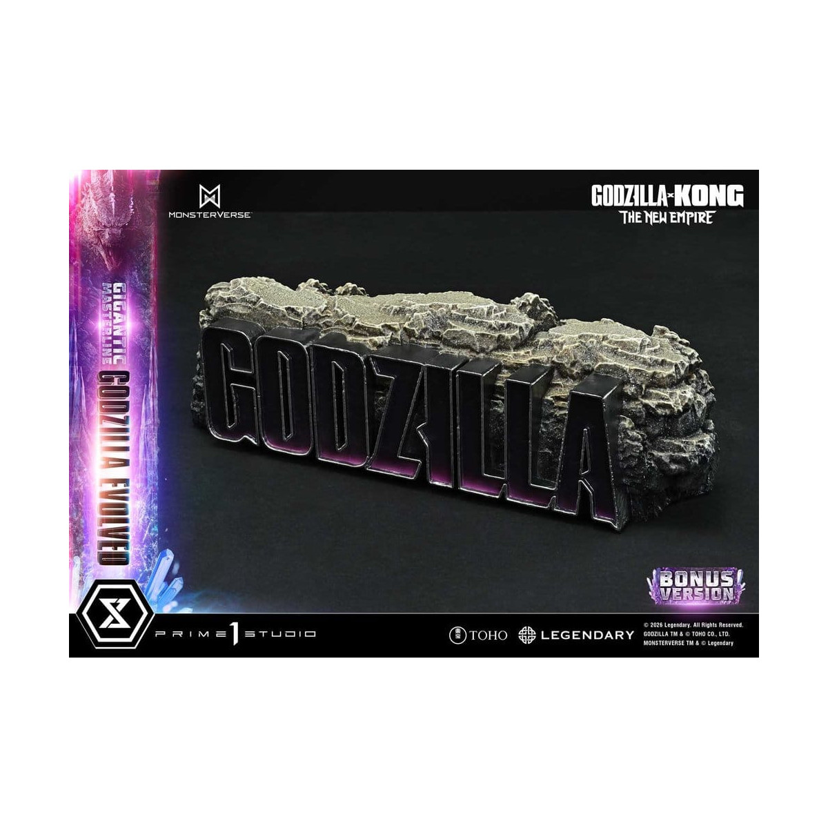 Prime 1 Studio - Godzilla Evolved Bonus Ver. - Godzilla x Kong: El Nuevo Imperio Gigantic Masterline Series