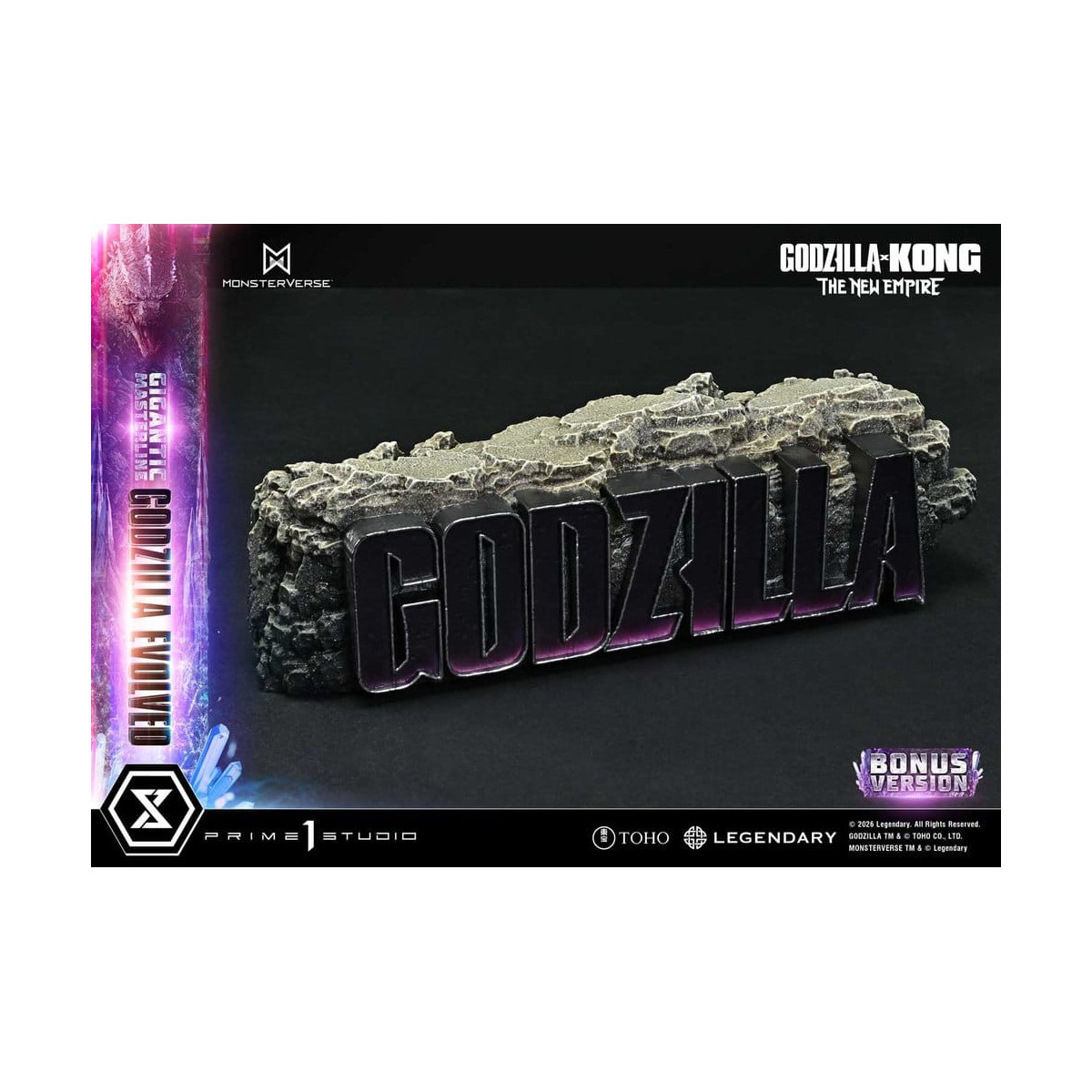 Prime 1 Studio - Godzilla Evolved Bonus Ver. - Godzilla x Kong: El Nuevo Imperio Gigantic Masterline Series