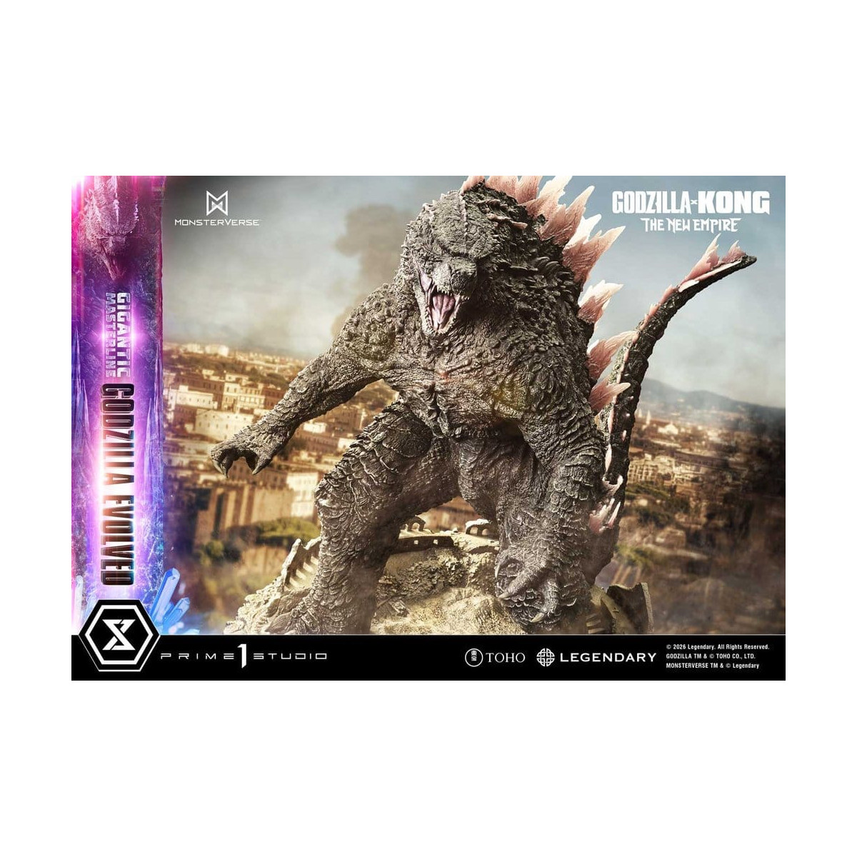 Prime 1 Studio - Godzilla Evolved Bonus Ver. - Godzilla x Kong: El Nuevo Imperio Gigantic Masterline Series