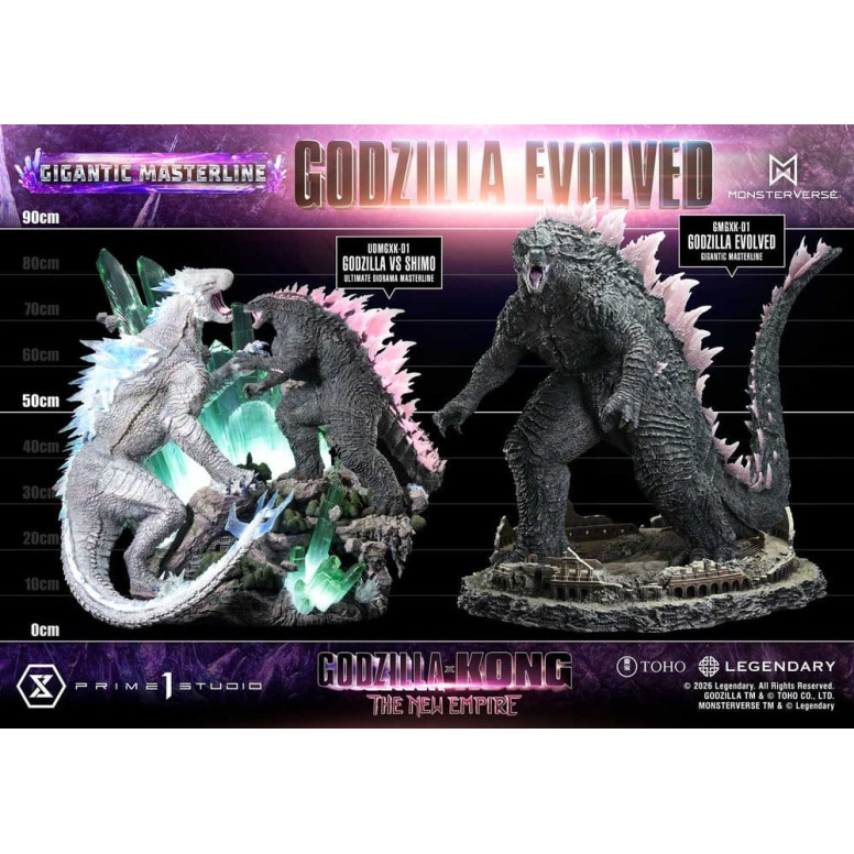 Prime 1 Studio - Godzilla Evolved Bonus Ver. - Godzilla x Kong: El Nuevo Imperio Gigantic Masterline Series