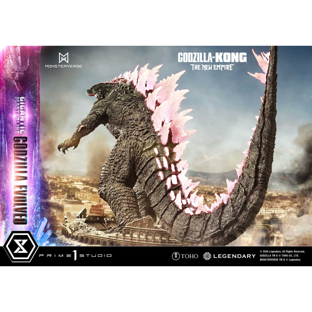 Prime 1 Studio - Godzilla Evolved Bonus Ver. - Godzilla x Kong: El Nuevo Imperio Gigantic Masterline Series