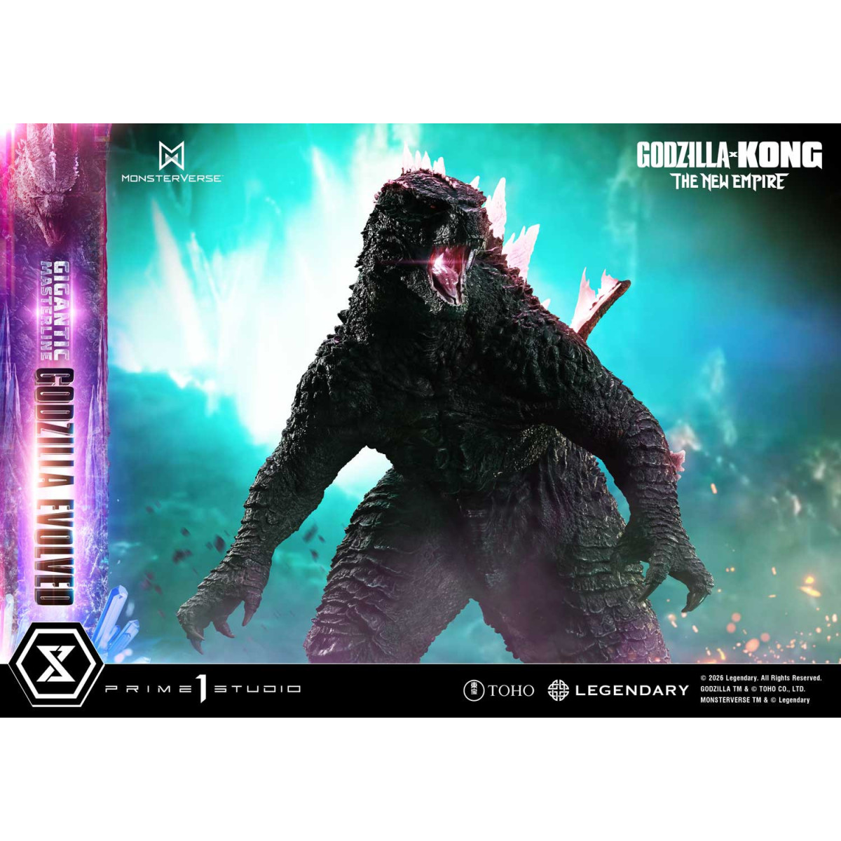 Prime 1 Studio - Godzilla Evolved Bonus Ver. - Godzilla x Kong: El Nuevo Imperio Gigantic Masterline Series