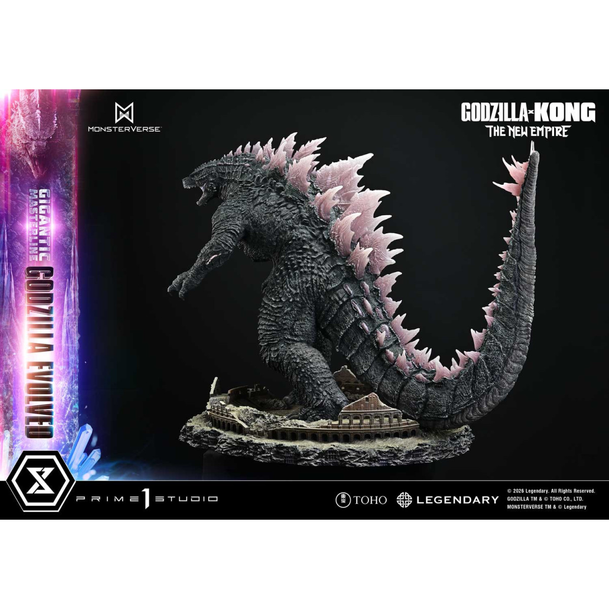 Prime 1 Studio - Godzilla Evolved Bonus Ver. - Godzilla x Kong: El Nuevo Imperio Gigantic Masterline Series