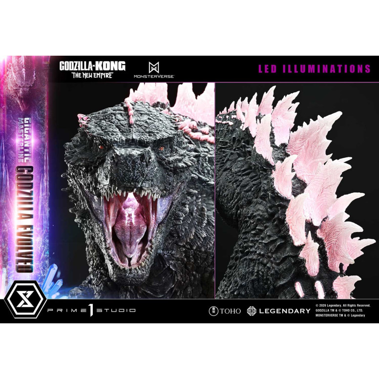 Prime 1 Studio - Godzilla Evolved Bonus Ver. - Godzilla x Kong: El Nuevo Imperio Gigantic Masterline Series
