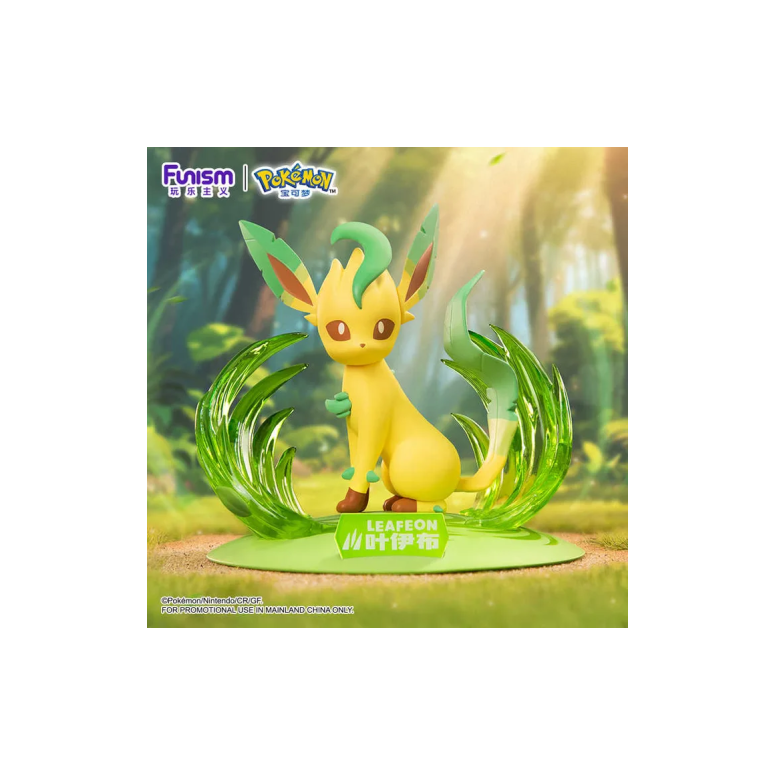 Funism - Pokemon Prime Figura Mini - Phyllali - Leafeon - Leafia