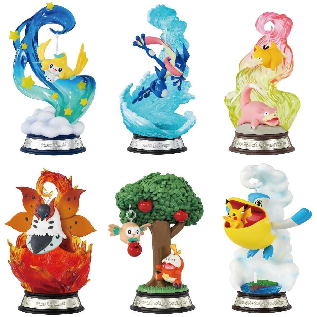 Re-Ment - Pokémon - SWING VIGNETTE COLLECTION 3 set de 6 figuras en caja ciega.