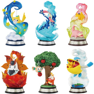 Re-Ment - Pokémon - SWING VIGNETTE COLLECTION 3 set de 6 figuras en caja ciega.