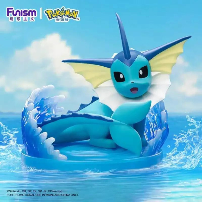 Funism - Pokemon Prime Figura - AQUALI - Vaporeon - Duchas