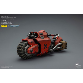 JoyToy Space Marines - Blood Angels Bicicleta de combate con patrón Raider y rifles de cerrojo de doble enlace 1/18 - Warhammer