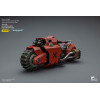 JoyToy Space Marines - Blood Angels Bicicleta de combate con patrón Raider y rifles de cerrojo de doble enlace 1/18 - Warhammer