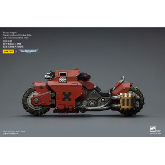 JoyToy Space Marines - Blood Angels Bicicleta de combate con patrón Raider y rifles de cerrojo de doble enlace 1/18 - Warhammer