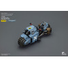 JoyToy Space Marines - Space Wolves Bicicleta de combate con patrón Raider y rifles de cerrojo de doble enlace 1/18 - Warhammer