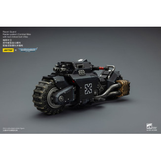 JoyToy Space Marines - Raven Guard Raider-moto de combate con rifles de doble cerrojo 1/18 - Warhammer 40K