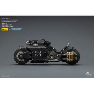 JoyToy Space Marines - Raven Guard Raider-moto de combate con rifles de doble cerrojo 1/18 - Warhammer 40K