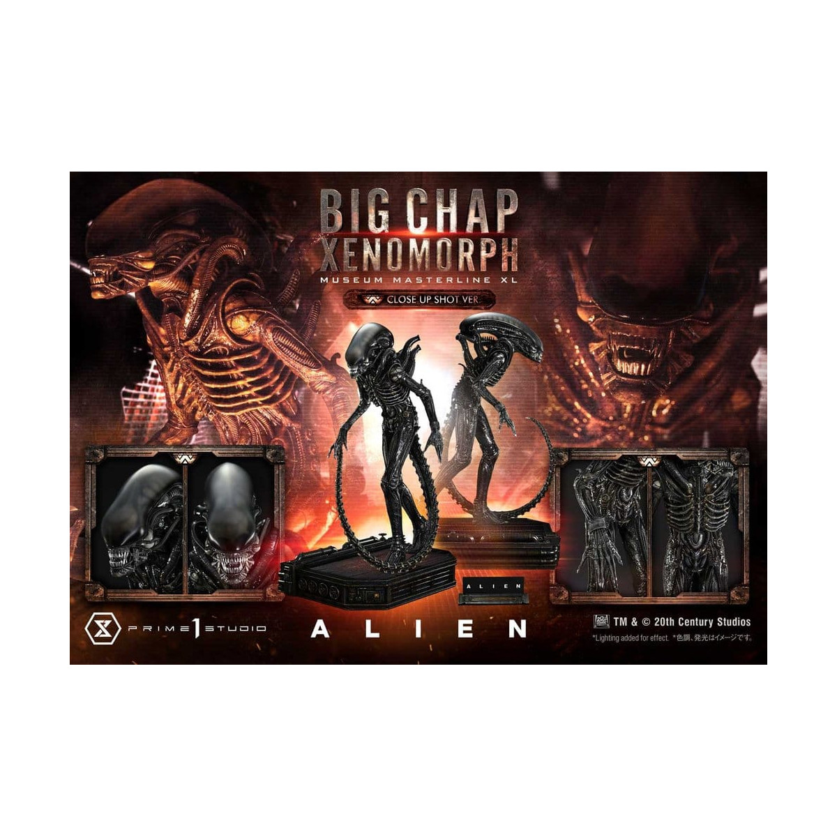 Prime 1 Studio - Big Chap Xenomorfo Primer Plano Ver.  - Alien (1979) Museo Masterline XL 1/3