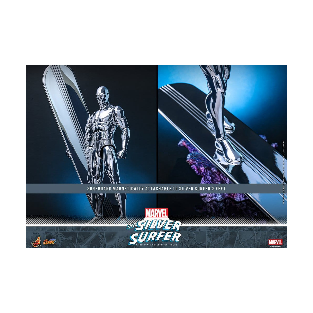 Hot Toys Marvel - Silver Surfer - Comics Masterpiece 1/6
