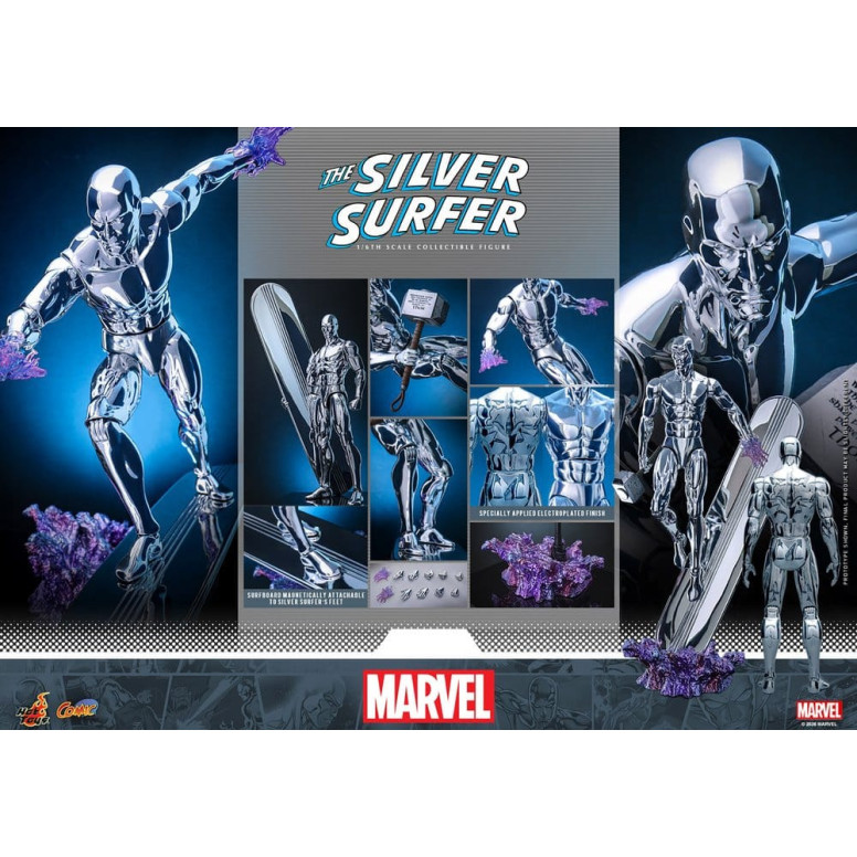 Hot Toys Marvel - Silver Surfer - Comics Masterpiece 1/6