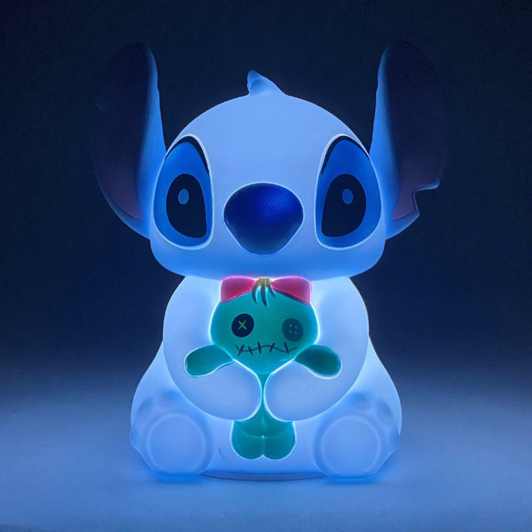 Grand Jester Studios Lilo & Stitch - Figura luminosa de Stitch y Souillon.