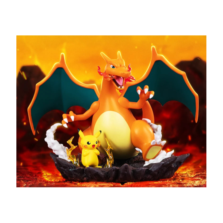 Funism - Pokemon Prime Figura - PIKACHU Y DRACAUFEU