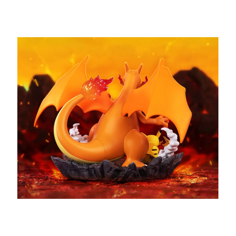 Funism - Pokemon Prime Figura - PIKACHU Y DRACAUFEU