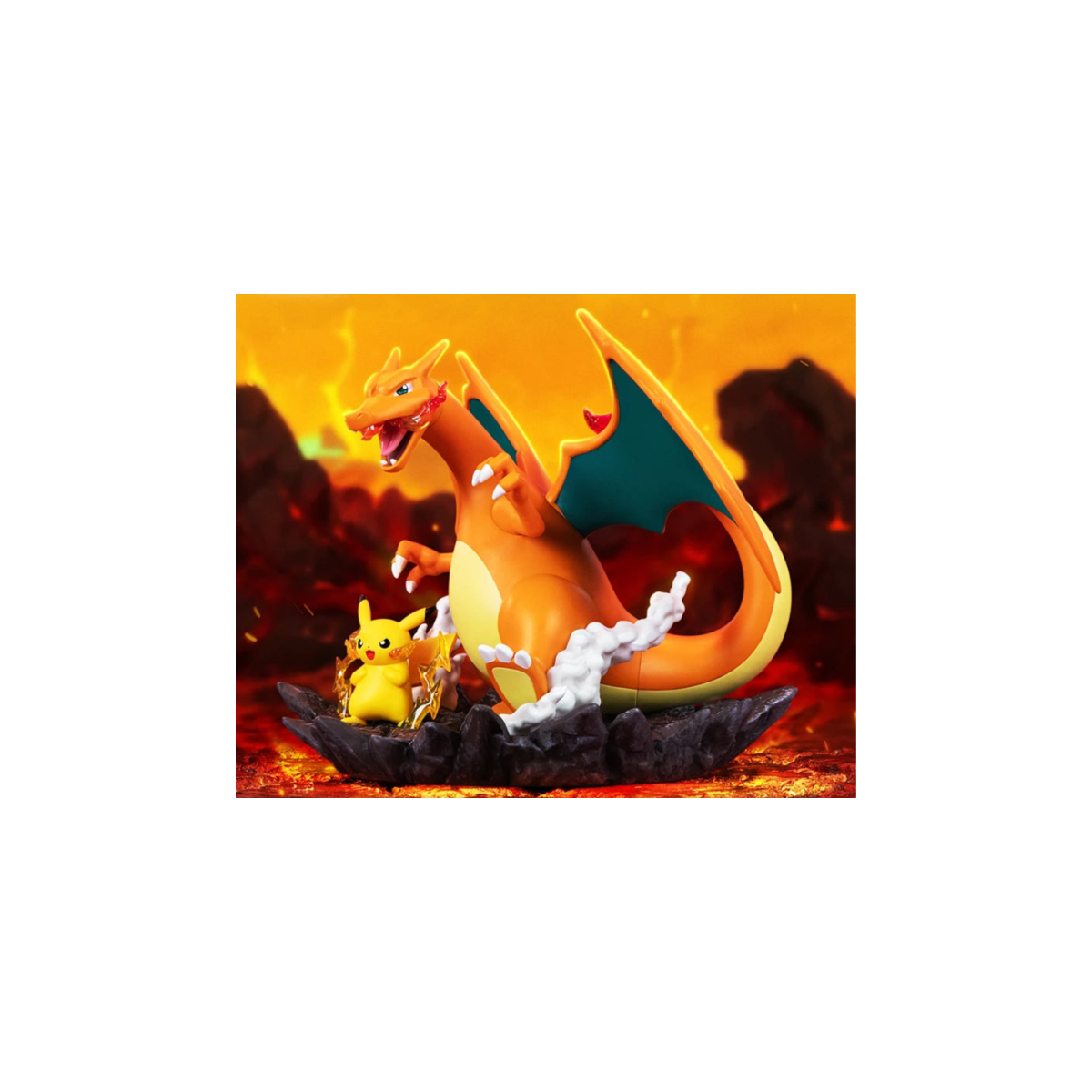 Funism - Pokemon Prime Figura - PIKACHU Y DRACAUFEU
