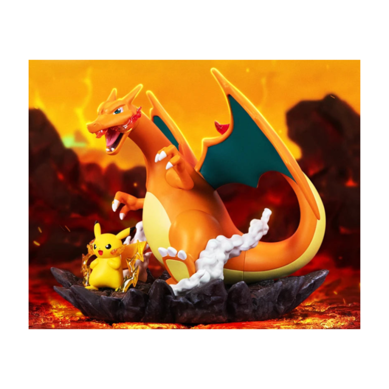 Funism - Pokemon Prime Figura - PIKACHU Y DRACAUFEU