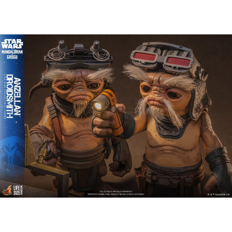 Hot toys Star Wars - Anzellan Droidsmith Serie de obras maestras a tamaño real - Star Wars: The Mandalorian & Grogu