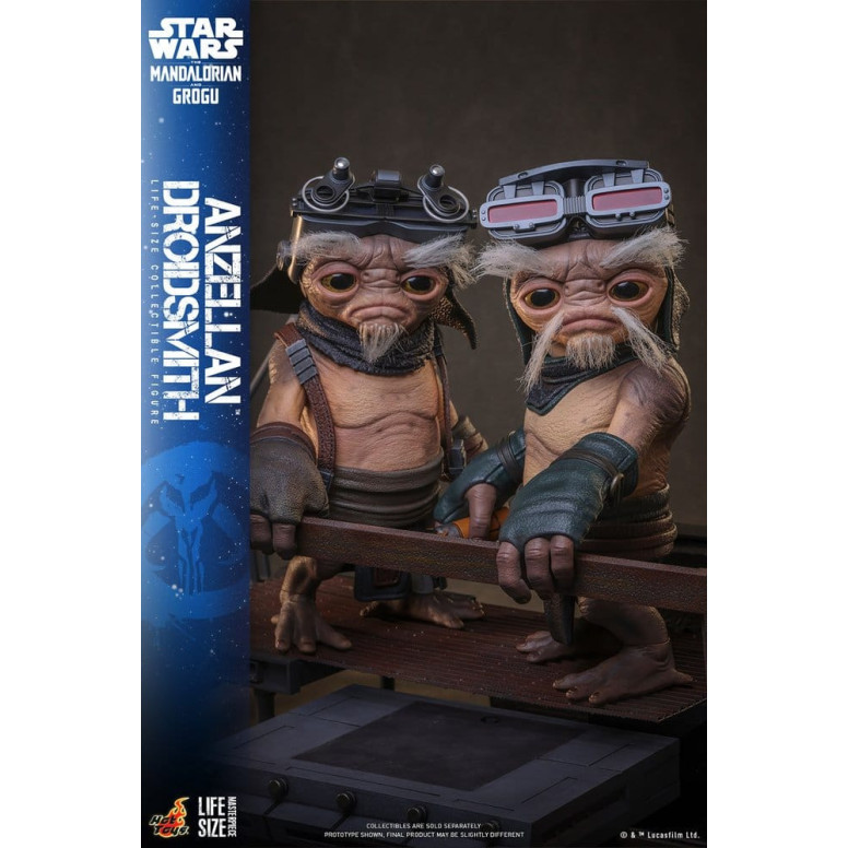 Hot toys Star Wars - Anzellan Droidsmith Serie de obras maestras a tamaño real - Star Wars: The Mandalorian & Grogu