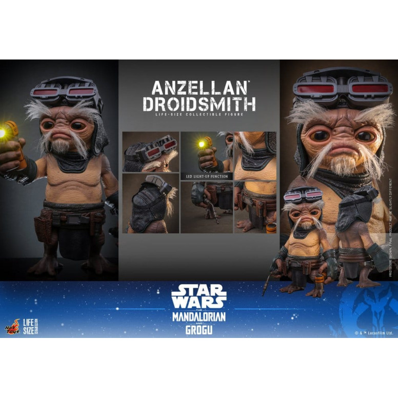 Hot toys Star Wars - Anzellan Droidsmith Serie de obras maestras a tamaño real - Star Wars: The Mandalorian & Grogu
