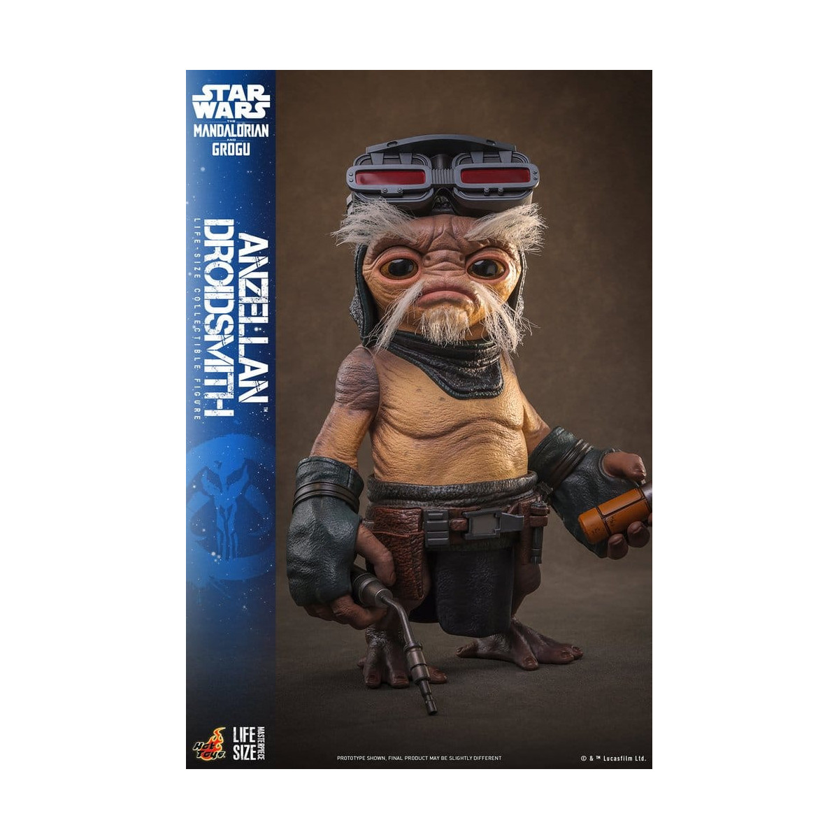 Hot toys Star Wars - Anzellan Droidsmith Serie de obras maestras a tamaño real - Star Wars: The Mandalorian & Grogu