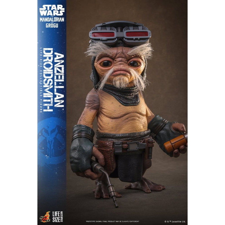 Hot toys Star Wars - Anzellan Droidsmith Serie de obras maestras a tamaño real - Star Wars: The Mandalorian & Grogu