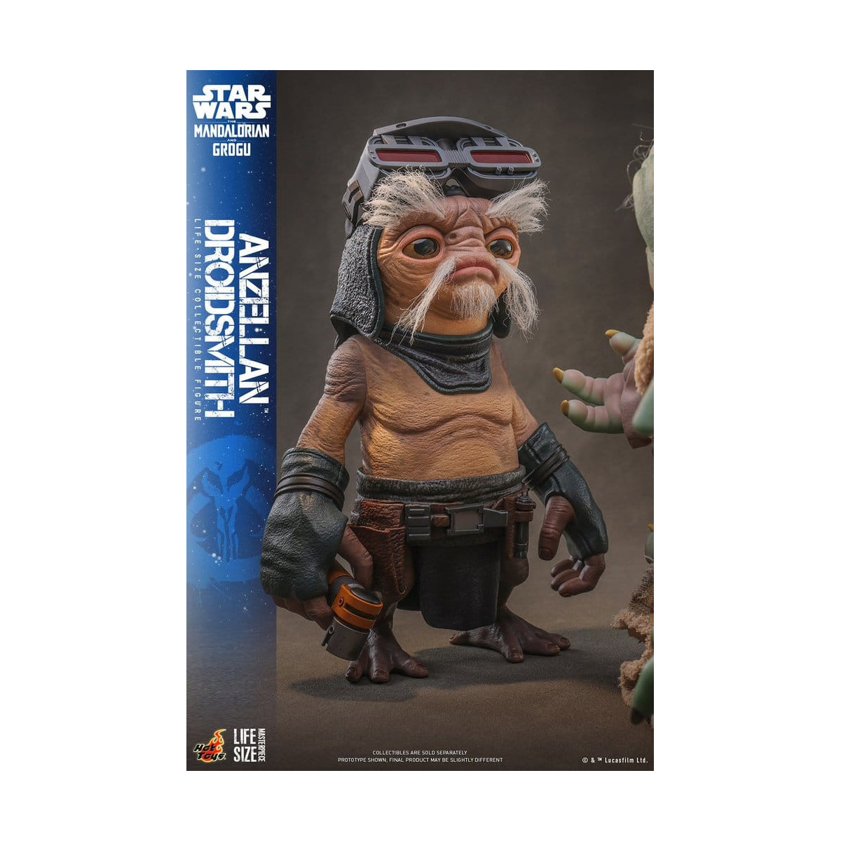 Hot toys Star Wars - Anzellan Droidsmith Serie de obras maestras a tamaño real - Star Wars: The Mandalorian & Grogu