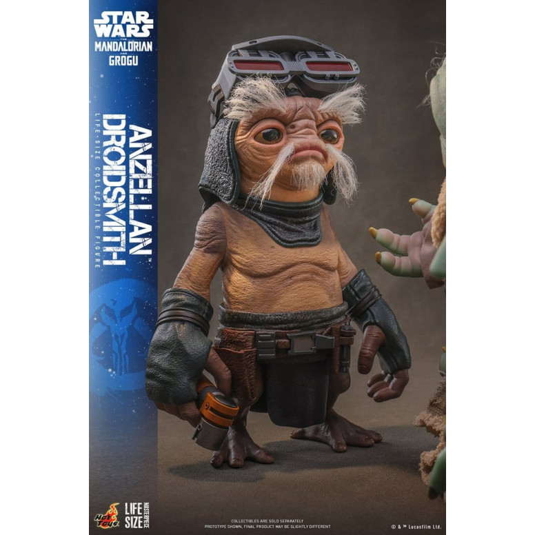 Hot toys Star Wars - Anzellan Droidsmith Serie de obras maestras a tamaño real - Star Wars: The Mandalorian & Grogu