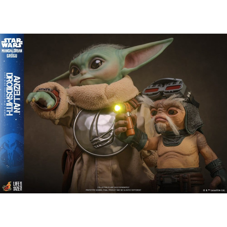 Hot toys Star Wars - Anzellan Droidsmith Serie de obras maestras a tamaño real - Star Wars: The Mandalorian & Grogu