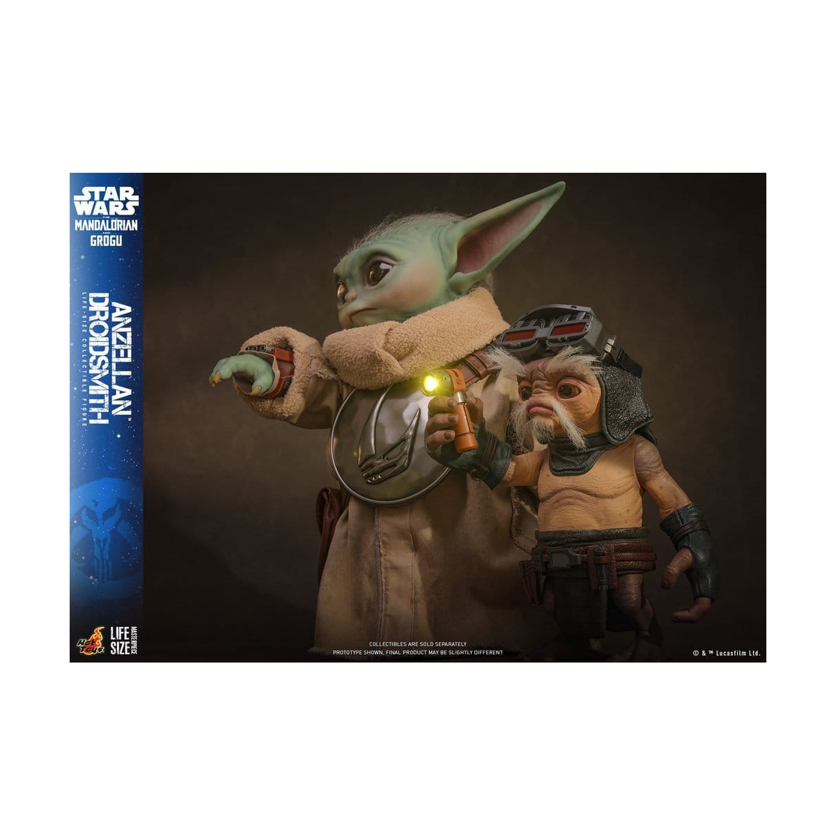 Hot toys Star Wars - Anzellan Droidsmith Serie de obras maestras a tamaño real - Star Wars: The Mandalorian & Grogu