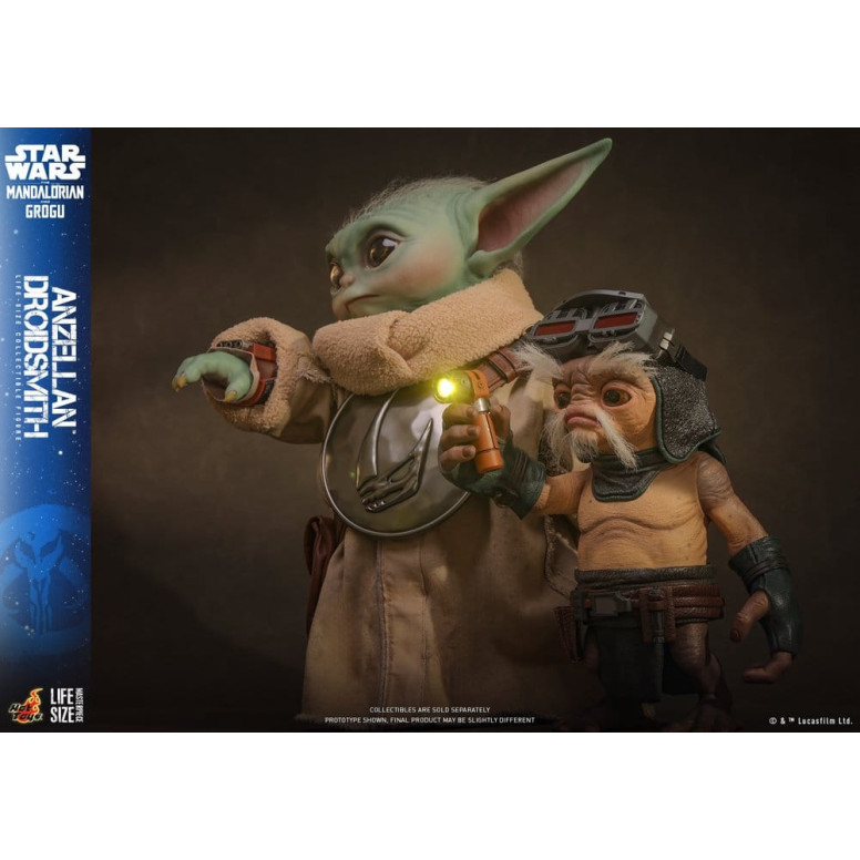 Hot toys Star Wars - Anzellan Droidsmith Serie de obras maestras a tamaño real - Star Wars: The Mandalorian & Grogu