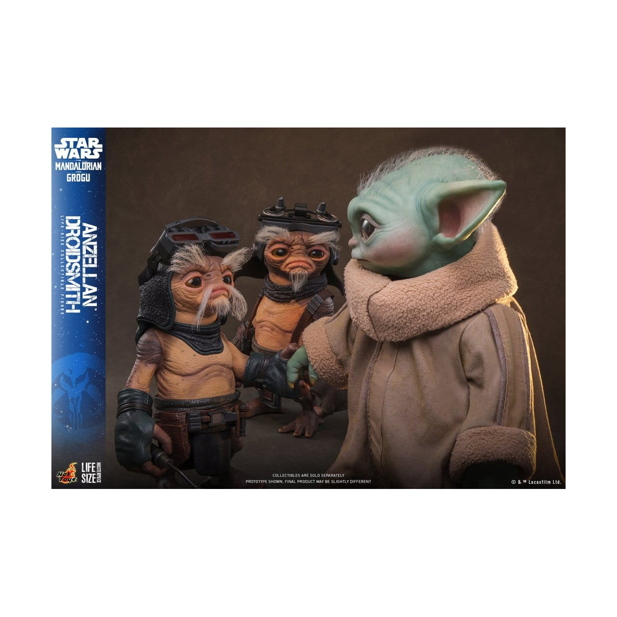 Hot toys Star Wars - Anzellan Droidsmith Serie de obras maestras a tamaño real - Star Wars: The Mandalorian & Grogu