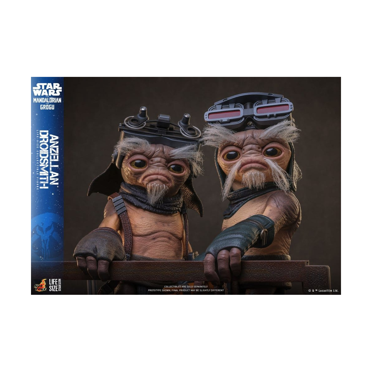 Hot toys Star Wars - Anzellan Droidsmith Serie de obras maestras a tamaño real - Star Wars: The Mandalorian & Grogu