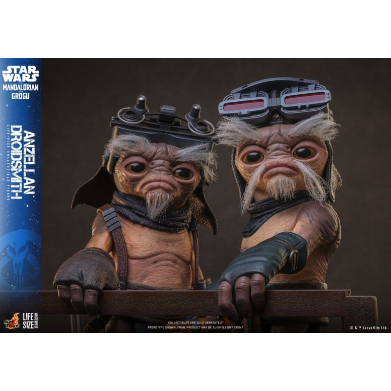 Hot toys Star Wars - Anzellan Droidsmith Serie de obras maestras a tamaño real - Star Wars: The Mandalorian & Grogu